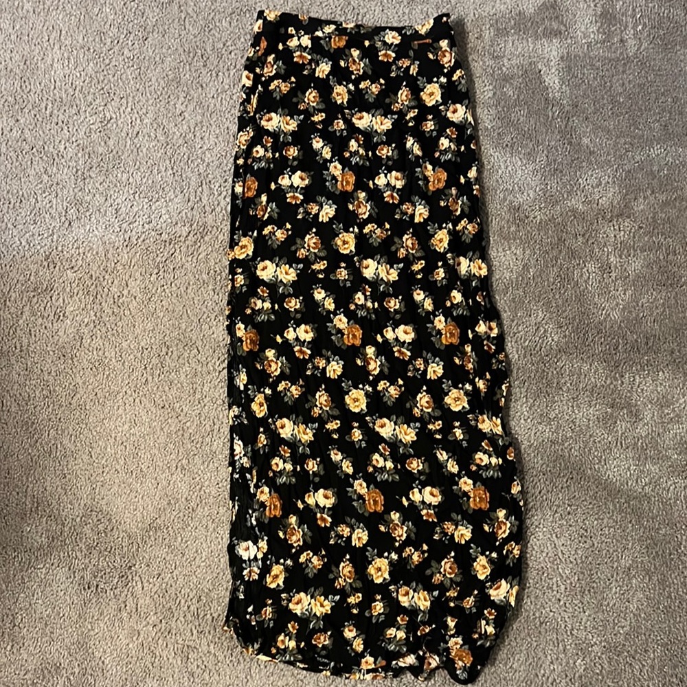Forever 21 Long Floral Skirt